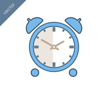 Alarm simgesi. Saat simgesi. 