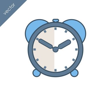 Alarm saati simgesi. 