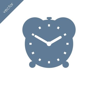 Alarm simgesi. Saat simgesi