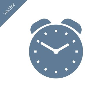 Alarm saati simgesi. 