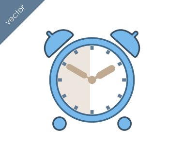 Alarm saati simgesi. 