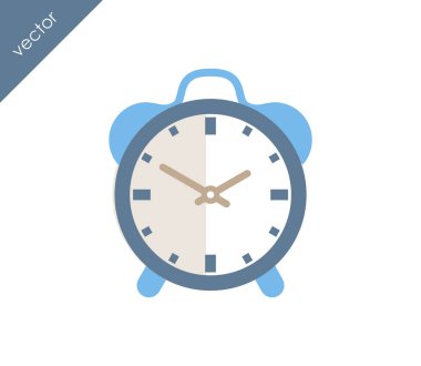 Alarm simgesi. Saat simgesi. 