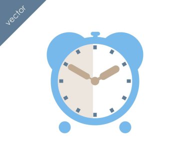 Alarm saati simgesi. 