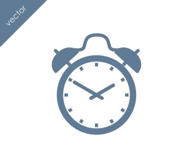 Alarm saati simgesi. 