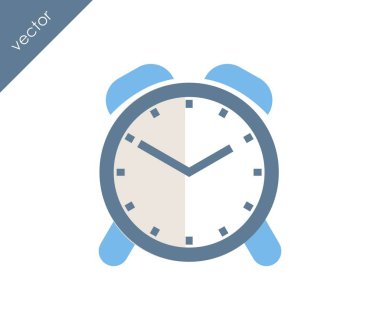 Alarm saati simgesi. 