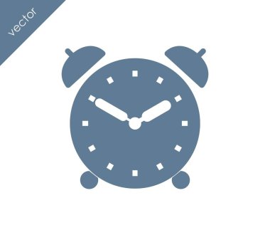 Alarm saati simgesi. 