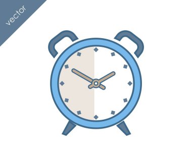 Alarm saati simgesi. 