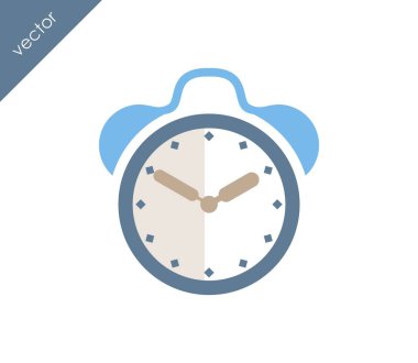 Alarm simgesi. Saat simgesi. 