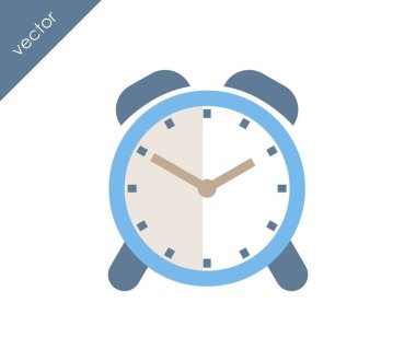 Alarm saati simgesi. 