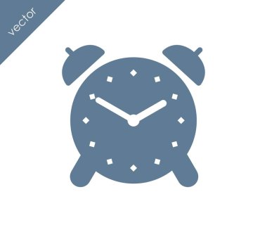 Alarm simgesi. Saat simgesi. 