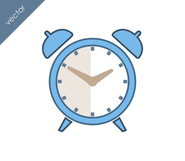 Alarm saati simgesi. 