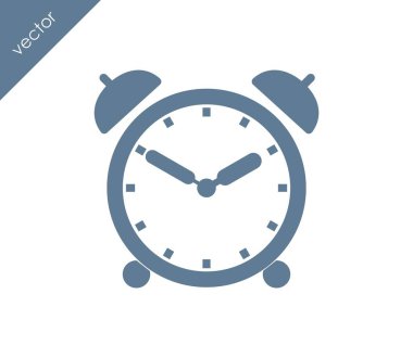 Alarm saati simgesi. 