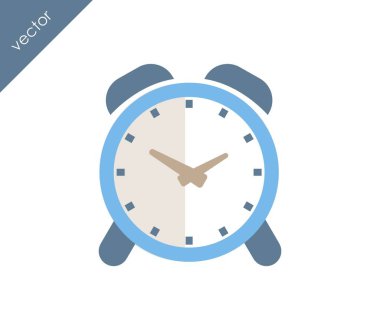 Alarm saati simgesi. 