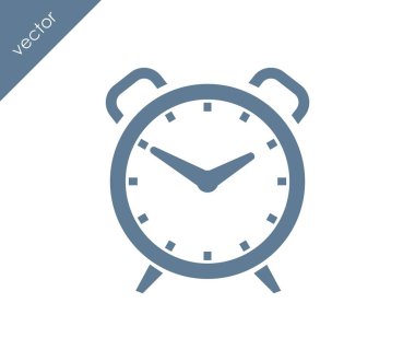 Alarm saati simgesi. 