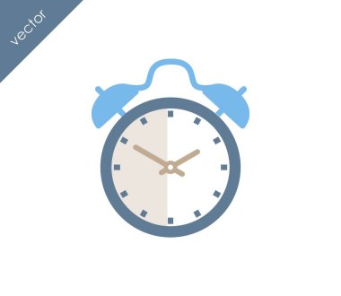 Alarm saati simgesi. 