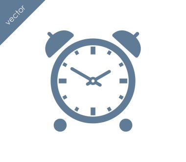 Alarm simgesi. Saat simgesi. 