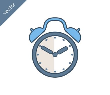 Alarm simgesi. Saat simgesi. 