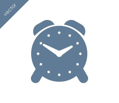 Alarm simgesi. Saat simgesi. 