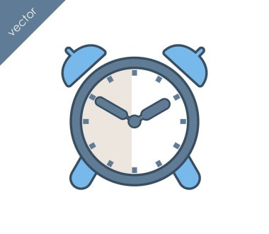 Alarm saati simgesi. 