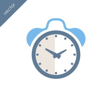 Alarm saati simgesi. 