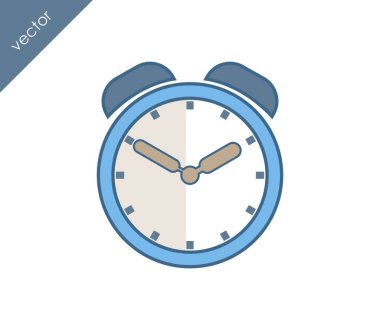 Alarm saati simgesi. 