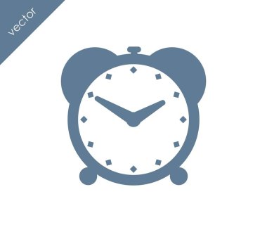 Alarm simgesi. Saat simgesi. 