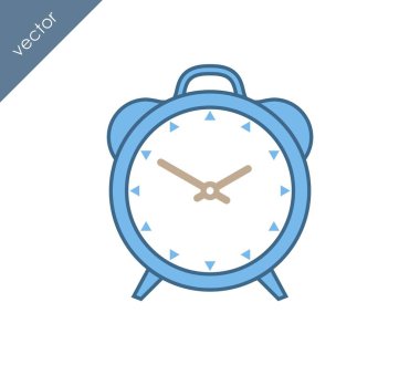 Alarm saati simgesi. 