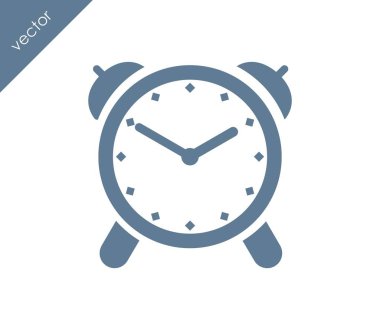 Alarm saati simgesi. 