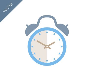 Alarm saati simgesi. 