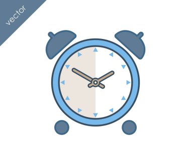 Alarm saati simgesi. 