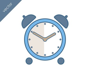 Alarm saati simgesi. 