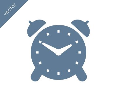 Alarm saati simgesi. 