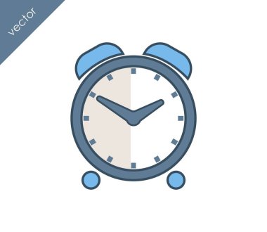 Alarm saati simgesi. 