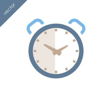 Alarm saati simgesi. 