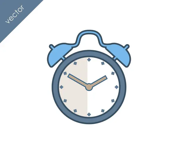 Alarm icon. Clock icon. — Stock Vector