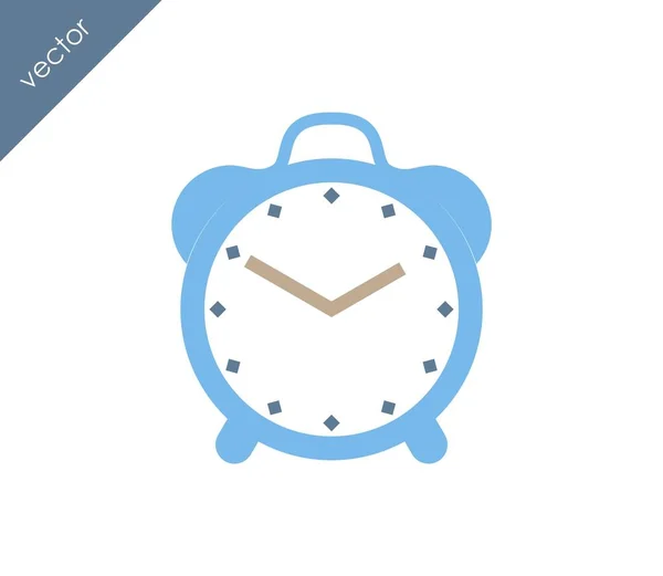 Icono de alarma. Icono del reloj . — Vector de stock