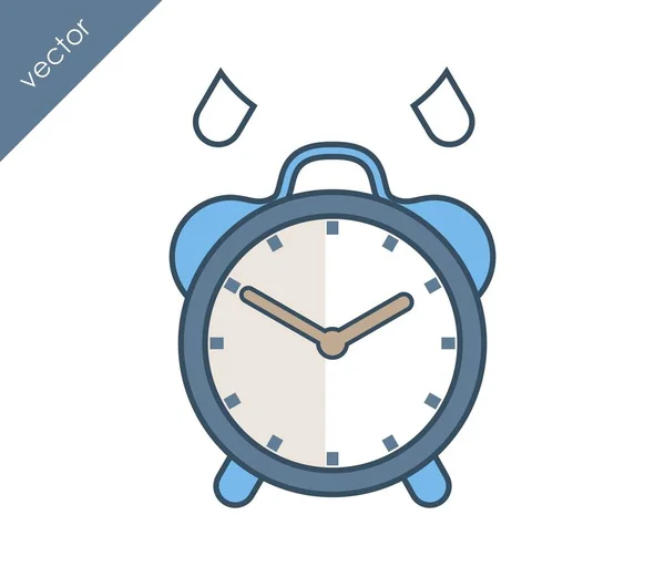 Alarm icon. Clock icon — Stock Vector