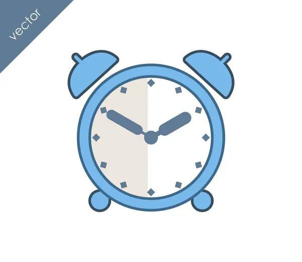 Icona dell'allarme. Icona dell'orologio . — Vettoriale Stock