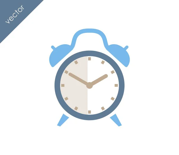 Icono de alarma. Icono del reloj — Archivo Imágenes Vectoriales