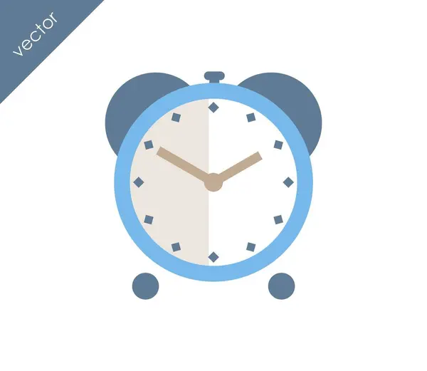 Icono de alarma. Icono del reloj . — Vector de stock