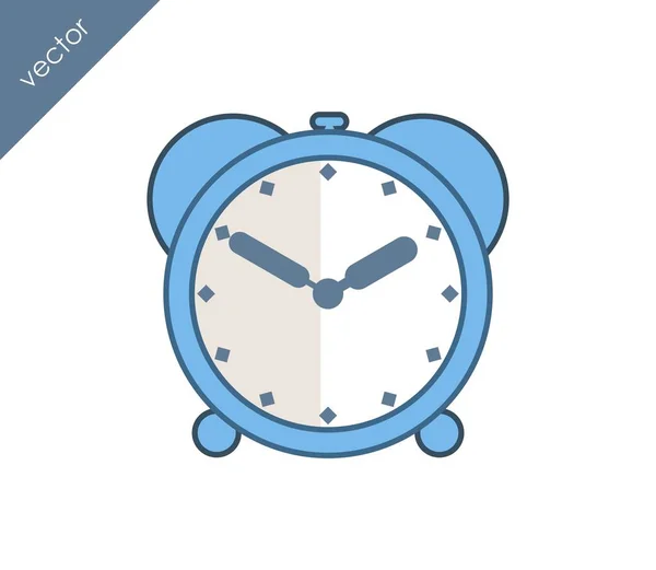 Icono de alarma. Icono del reloj . — Vector de stock