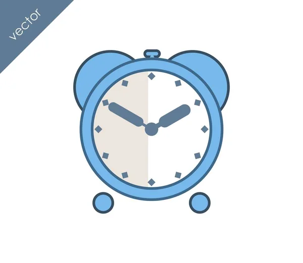 Icono de alarma. Icono del reloj . — Vector de stock