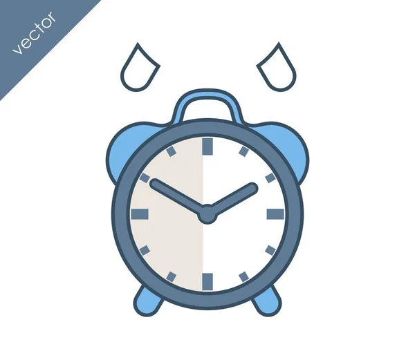 Icono del reloj despertador. — Vector de stock