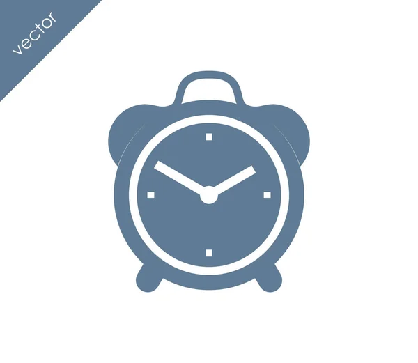 Icono del reloj despertador — Vector de stock