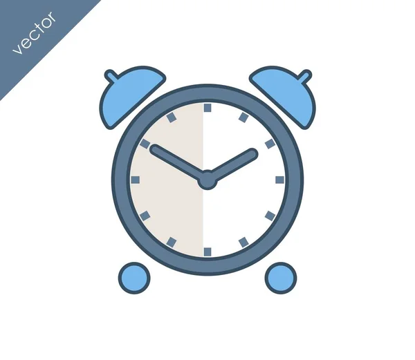 Alarmsymbol. Uhr-Symbol — Stockvektor