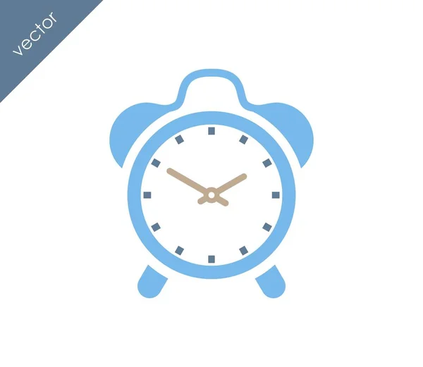 Icono de alarma. Icono del reloj — Vector de stock