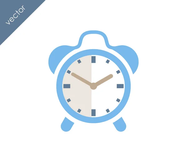 Icono de alarma. Icono del reloj . — Archivo Imágenes Vectoriales