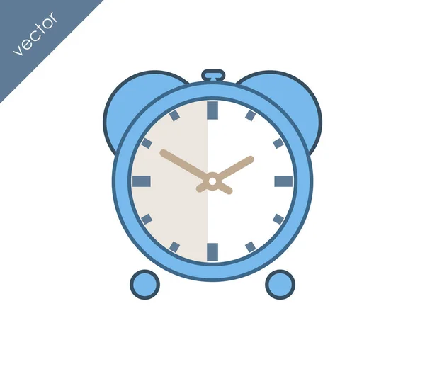 Icono de alarma. Icono del reloj . — Vector de stock