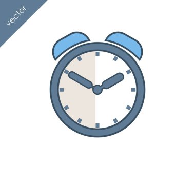 Alarm saati simgesi. 