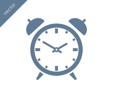 Alarm simgesi. Saat simgesi. 